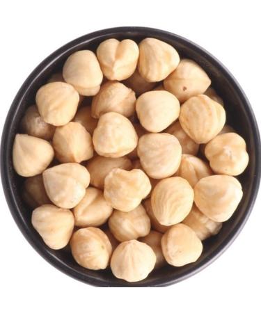 Dry Roasted Turkish Hazelnuts 1 Pound in Resealable Bag, Premium Quality Unsalted Whole Filberts 1 Pound (Pack of 1)