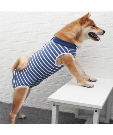 WPCASE DOG Recovery Suit - Professional Surgical Wear for Dogs | Alternative to E-Collar | Blue Size L - Buy Online on GoSupps.com