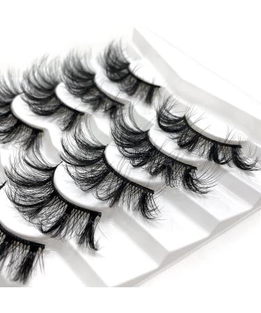 Siberian Short Faux Mink Natural False Eyelashes - Wispies Thick Long Extension, Soft & Reusable Individual Cluster Lashes - 1 Count - Buy Online on GoSupps.com