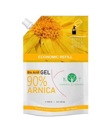 Gel Arnica Concentr Arnica Extra Forte Massage et Relaxation Massage Musculaire Soulage les Articulations Recuperation Musculaire Sportif Gel - Format conomique 1000 ml 1 l (Lot de 1)