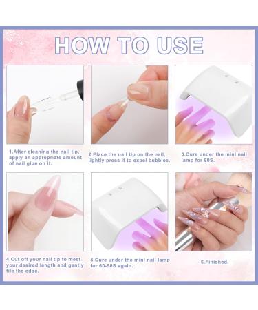 ANGNYA 30W UV Nail Lamp for Gel Nails - Professional Nail Dryer with 2 Timers - Portable UV Lamps for Nail Art at Home and Salons (White) - Buy Online on GoSupps.com