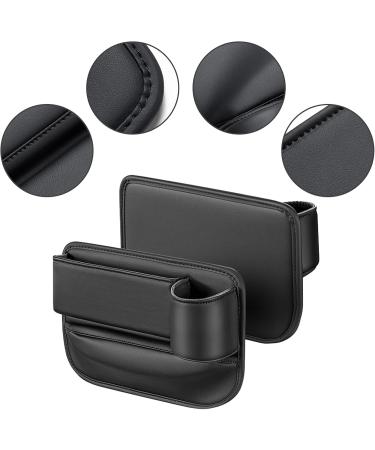Boutihao Car Seat Storage Box - 2 Piece Leather Organizer for Phones Cups & Essentials (Driver & Passenger) - Buy Online on GoSupps.com