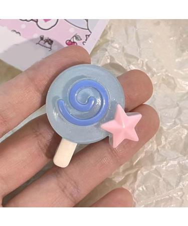 Fashion Sweet Cute Lollipop Star Hairpins Y2k Dopamine Hair Clip Simple Hair Barrettes Fashion Hair Accessory Gifts Hair Side Clip For Women Decorative - Buy Online on GoSupps.com