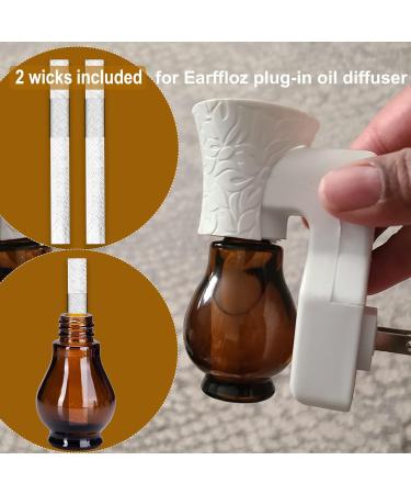 2 Packs Odor Eliminating Essential Oil and Wick Set (Lemon + Tea Tree 0.7 fl.oz) Refills for Earffloz Wall Plug Diffuser & Natural Air Freshener (2x20ml Essential Oil + 2 Wicks) 2refill+2wick Lemonteatree - Buy Online on GoSupps.com