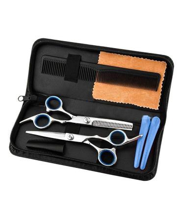 Portable Hair Cutting Thinning Scissors Barber Shears Hairdressing Set for Home