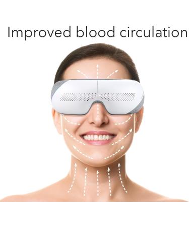 Dartwood Eye Massager with Heat Therapy - Enhance Sleep & Relaxation | International Shipping Available - Buy Online on GoSupps.com