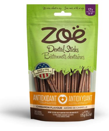 Zoe Dental Sticks for Dogs (Cinnamon Flavor) + Zoe Better Than Rawhide Twists for Dogs (Mint Flavor) Bundle - Buy Online on GoSupps.com
