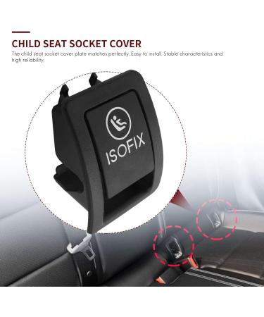 Jvareaty ISOFIX Car Seat Switch Cover for W205 C300 C350 C200 C180 (2015-2016) - Black | Premium Quality Auto Accessories - Buy Online on GoSupps.com