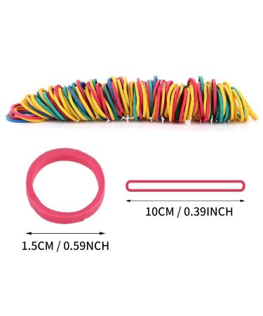 Grevosea 1000 Pieces Rubber Bands | Colorful Soft Elastic Hair Ties for Women & Kids | Perfect for Ponytails & Pigtails - Buy Online on GoSupps.com