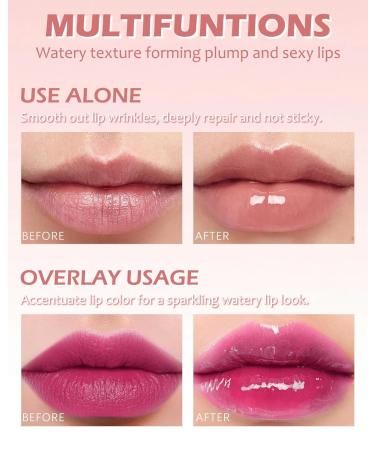 Clear Lip Gloss & Plumper | Hydrating High Shine Lip Oil | Long Lasting Moisturizing Lip Care for Women & Girls - Buy Online on GoSupps.com
