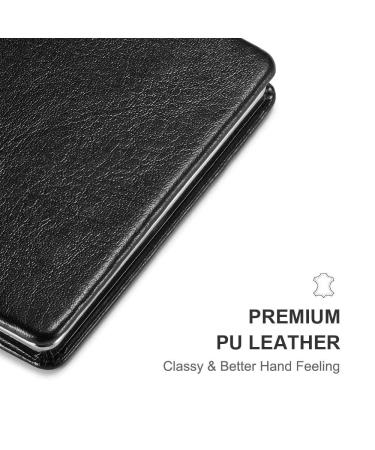 OMIRO Compact Mirror - Classical PU Leather, 1X/3X Magnification, Portable for Purses and Travel (Black) - Buy Online on GoSupps.com