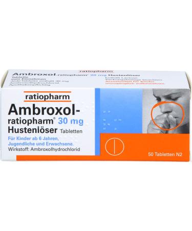 Ambroxol-ratiopharm 30mg cough expectorant 50 pcs