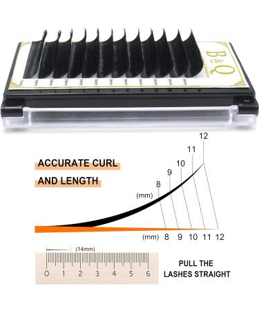 Easy Fan Lashes C-0.07-12 | Russian Eyelash Extensions | Self Fanning Lashes 12mm | Volume Lash Extension - Buy Online on GoSupps.com