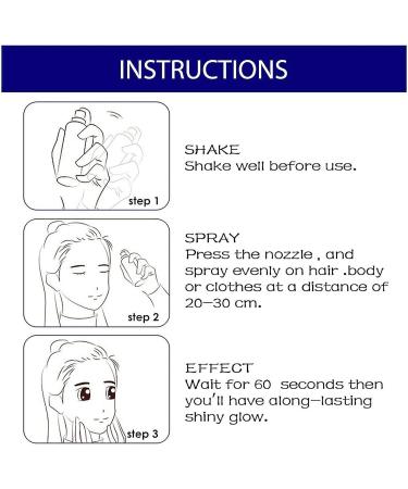 Shiny Body Glitter Spray for Skin, Hair & Clothing - Waterproof & Quick-Drying Formula for Prom, Festival & Stage Makeup - Buy Online on GoSupps.com