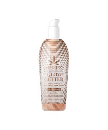 Hempz Glow Getter Hydrating Body Oil wth Shimmer 6.76 oz.
