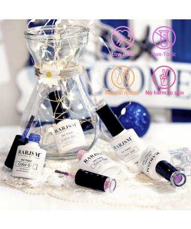 RARJSM Reflective Gel Nail Polish Set of 6 Colors Neon Glitter Pink Sparkle Orange Purple Blue Silver Shimmer Pigments Glitter Flash Disco Effect Nail Gel Polish 7.5ml UV LED Curing for Home Salon Neon Reflective Glitter Set - Buy Online on GoSupps.com