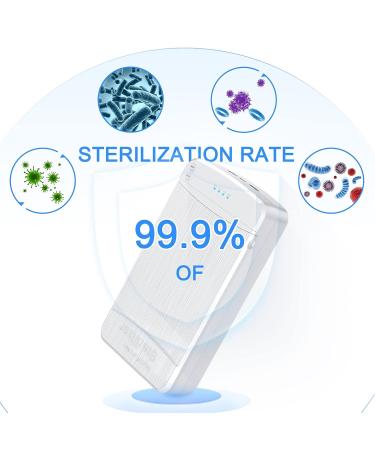Funfe Nail Tool Sterilizer with Blue Light - Portable UV Sterilizer Box for Nails - Manicure & Jewelry Sanitizer - White - Buy Online on GoSupps.com