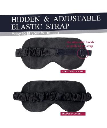 Scorpio Constellation Embroidered Sleep Mask for Women and Men - Adjustable Strap for Blocking Light and Dry Eyes Relief - Buy Online on GoSupps.com