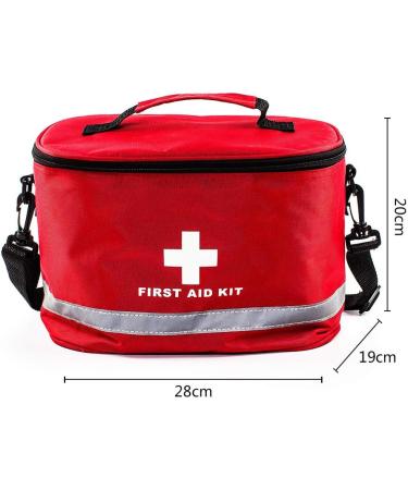 Baoke E02 Compact Portable First Aid Bag with Shoulder Strap for Home, Travel, Camping - Emergency Medical Kit - Buy Online on GoSupps.com