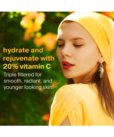 Double Size 20% Vitamin C Serum for Face with Hyaluronic Acid - Anti-Aging Facial Serum for Women - Buy Online on GoSupps.com