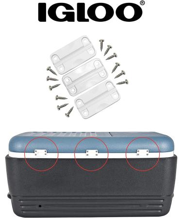 Igloo Cooler Plastic Hinges for Ice Chests (Set of 3) - Buy Online on GoSupps.com
