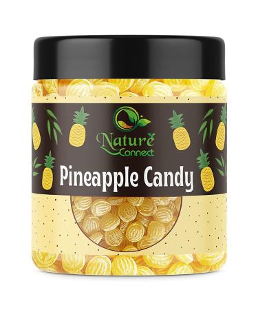 Nature Connect Pineapple Flavour Candy | Pineapple Toffee | Jar Pack 300 gms_Packing May Vary