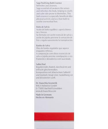 Dr. Hauschka Sage Purifying Bath Essence 3.4 Fl Oz - Buy Online on GoSupps.com