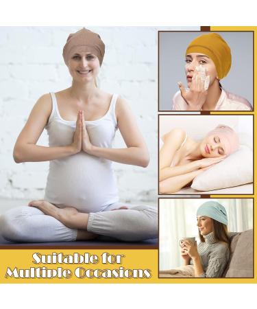 Adjustable Satin Lined Sleep Cap - 24 Pieces Sleeping Beanies for Adult Men and Women - Slouchy Beanie Hat Hair Wrap Cover - Frizzy Curly Hair Solution - One Size, 16 Colors - Buy Online on GoSupps.com