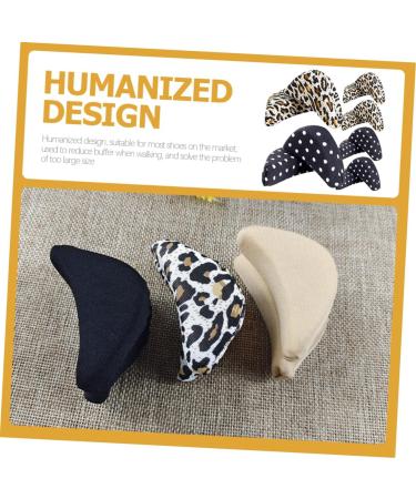 NOLITOY 12 Pairs Sponge Toe Plug - High Heel Shoe Fillers & Cushions for Big Shoes - Leopard Print Inserts for Comfort & Support - Buy Online on GoSupps.com