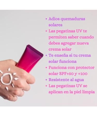 UV Sun Protection Stickers Ultraviolet Test Stickers Dermatrue SPF Detection Technology UV Sunscreen Stickers - Buy Online on GoSupps.com