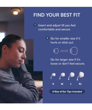Sleep Ear Plugs - Noise Reduction 32 dB | Comfortable Ear Tips for Travel & Concerts | Galloway Blue - Buy Online on GoSupps.com