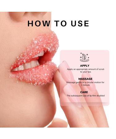 Lip Mask & Scrub Set(Strawberry + Honey + VC), Overnight Moisturizer for Cracked & Dry Lips Care, Hydrating Plumper Kit, Sugar Exfoliator Gift for Women - Buy Online on GoSupps.com