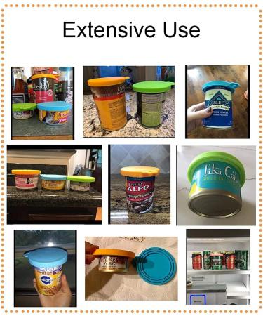 Universal Silicone Tin Can Lids Pet Food Can Covers 3pcs Pet Tin Can Lids Tops Dog Cat Food Storage Can Tin Covers Silicone Cat Dog Food Can Lids Fits All Standard Can Sizes - Buy Online on GoSupps.com