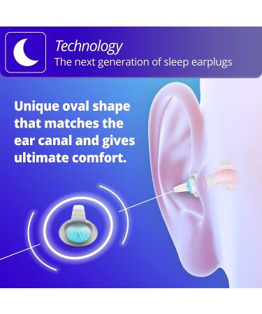 Alpine SleepDeep Mini - Soft Ear Plugs for Sleeping and Concentration - New 3D Oval Shape and Noise Reducing Gel for Better Attenuation - 27dB - Ideal for Side Sleeper - 1-Pair Reusable: S - Buy Online on GoSupps.com