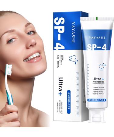 Probiotic Whitening Toothpaste | SP-4 Toothpaste for Stain Removal & Dental Care | 120g Dazzling White Formula - Buy Online on GoSupps.com
