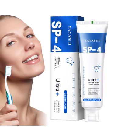 Yayashi SP-4 toothpaste 120 g yiliku probiotic brightening fresh breath tooth lifting stain removal sparkling white and bad breath remove powerful oral care product for teeth 1 piece (1 Pack)