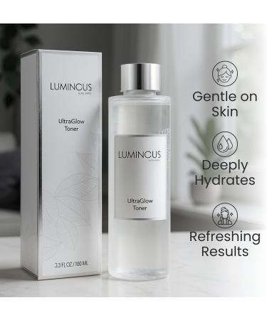 Relumins Luminous UltraGlow Toner - Oil-Control Facial Toner for Smooth Matte Skin Texture Refreshing Daily Toner for Clean Balanced Complexion Ideal for Normal to Oily Skin Types - 100mL - Buy Online on GoSupps.com