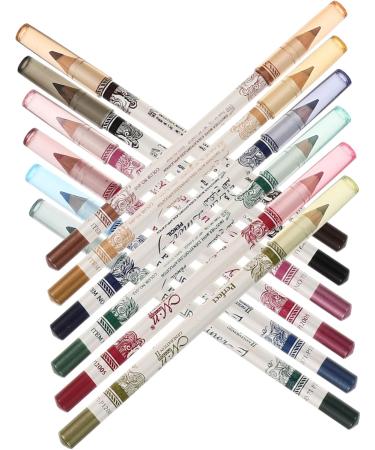 Healeved 2pcs 12 Eye Liner Pencils Eye Shadow Waterproof Eyeliner Pencil Waterproof Eyeliner Pencil - Buy Online on GoSupps.com