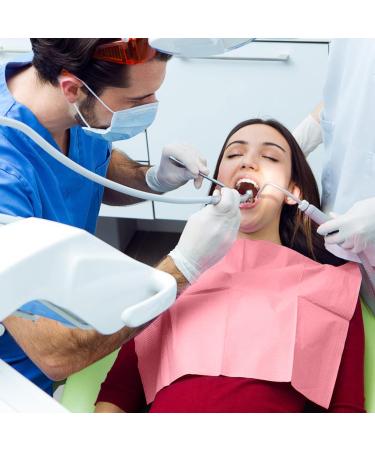 Buy Healifty Disposable Waterproof Bibs for Dentist Clinic - Pink 110-120pcs | International Shipping Available - Buy Online on GoSupps.com