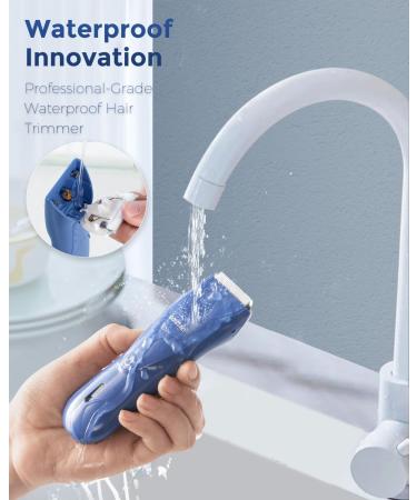 Baistom Baby Hair Clippers - Quiet Waterproof Cordless Hair Trimmer for Kids in Blue - Buy Online on GoSupps.com