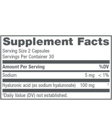 NeoCell Hyaluronic Acid Capsules - Supports Tissue Hydration, Gluten Free, 60 Count - Buy Online on GoSupps.com