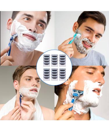 Dwzain Razor Blades Refills 24Pcs Razors for Mach 3 Blades Replacement Blade with Double Lubrication Strip Compatible with Mach 3 Handles Shaving Manual Shaver Blade Male Men Father Boyfriend Daily 1 count (Pack of 24) - Buy Online on GoSupps.com