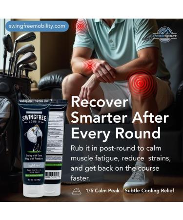 SwingFree Mobility EagleEase Daily Muscle & Joint Support Cream for Golfers | Helps Reduce Stiffness & Maintain Mobility Between Rounds | 3 oz - Buy Online on GoSupps.com