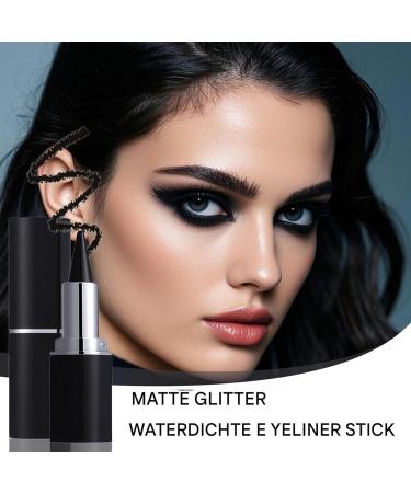 LearnLyrics Black Gel Eyeliner Stick Gel Eyeliner Pencil Eyeshadow Pencil Stick Crayon Natural Gothic Makeup Supplies For Halloween Prom Performance Stage Waterproof Supplies Spor - Buy Online on GoSupps.com