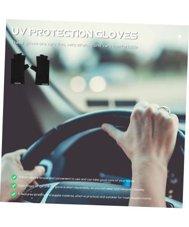 minkissy 5 Pairs Nail Protection Gloves Uv Nail Lamp Gloves Nail Polish Gloves Manicure Supplies Manicure Nail Mittens Women Nail Art Gloves Uv Hand Protector Nylon Miss Anti-uv Hand Guard - Buy Online on GoSupps.com