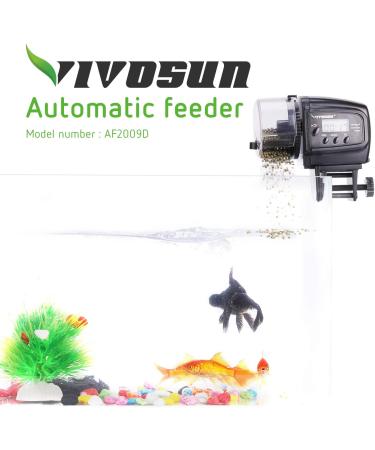 VIVOSUN Programmable Automatic Fish Feeder | Volume Timer Control - Buy Online on GoSupps.com