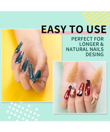 Hema Free Builder in a Bottle Set - 0.5oz Builder Base & No Wipe Gel Top Coat for Nail Extension Gel - UV/LED Soak Off Hard Gel for Nails Repair - Buy Online on GoSupps.com