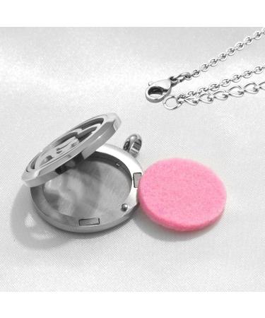 Mother and Child Love Necklace - Essential Oil Diffuser Aromatherapy Jewelry with 12 Refill Pads | International Shipping Available - Buy Online on GoSupps.com