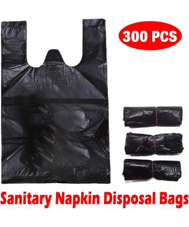 Personal Disposal Bags 300 PCS Women Sanitary Disposal Bags Black Waste Bags for Sanitary Napkin - Buy Online on GoSupps.com
