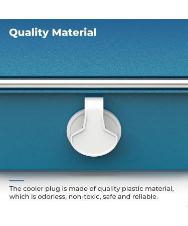 1.5 Shaft Length Cooler Drain Plug Assembly for Coleman Xtreme Coolers - Part #5010005241 | Rubbermaid Cooler Accessories - 1PACK - Buy Online on GoSupps.com